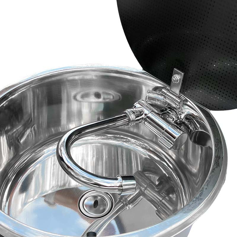 อ่างล้างจานทรงกลมแบบมีฝาปิด RV - Home Improvements บทวิจารณ์และราคา