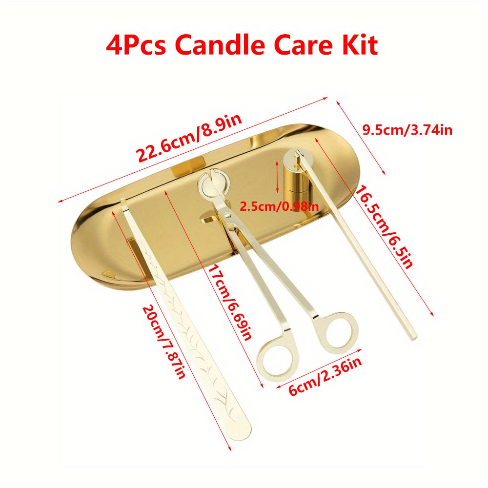 4 ชิ้น/เซ็ตหรูหราเทียนชุดดูแลส - Home Improvement Kit บทวิจารณ์และราคา