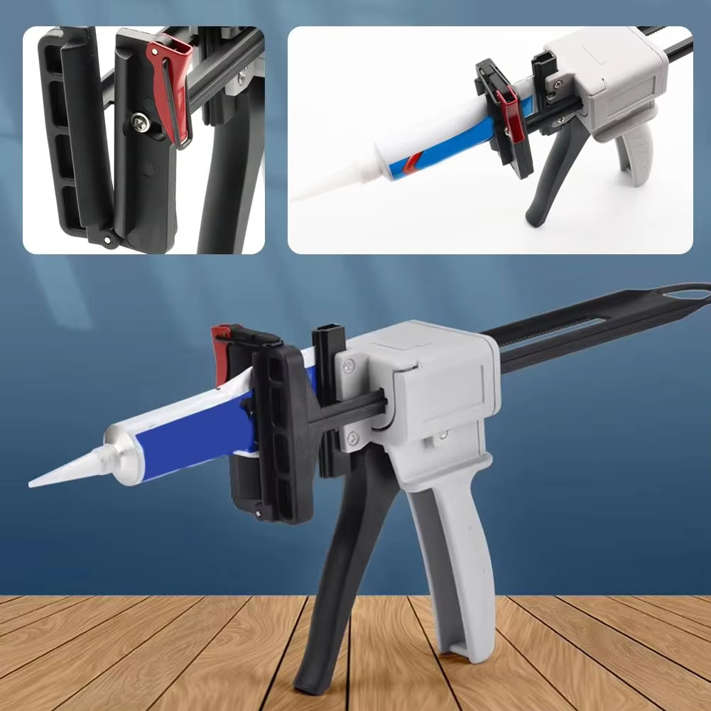 ปืนกาวซิลิโคนแบบแมนนวล 704 ปืน - Caulking Gun Dispensing บทวิจารณ์และราคา