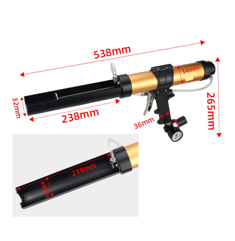 ปืนยิงกาวแบบใช้ตลับลม ความจุ 3 - Caulking Gun Dispensing บทวิจารณ์และราคา