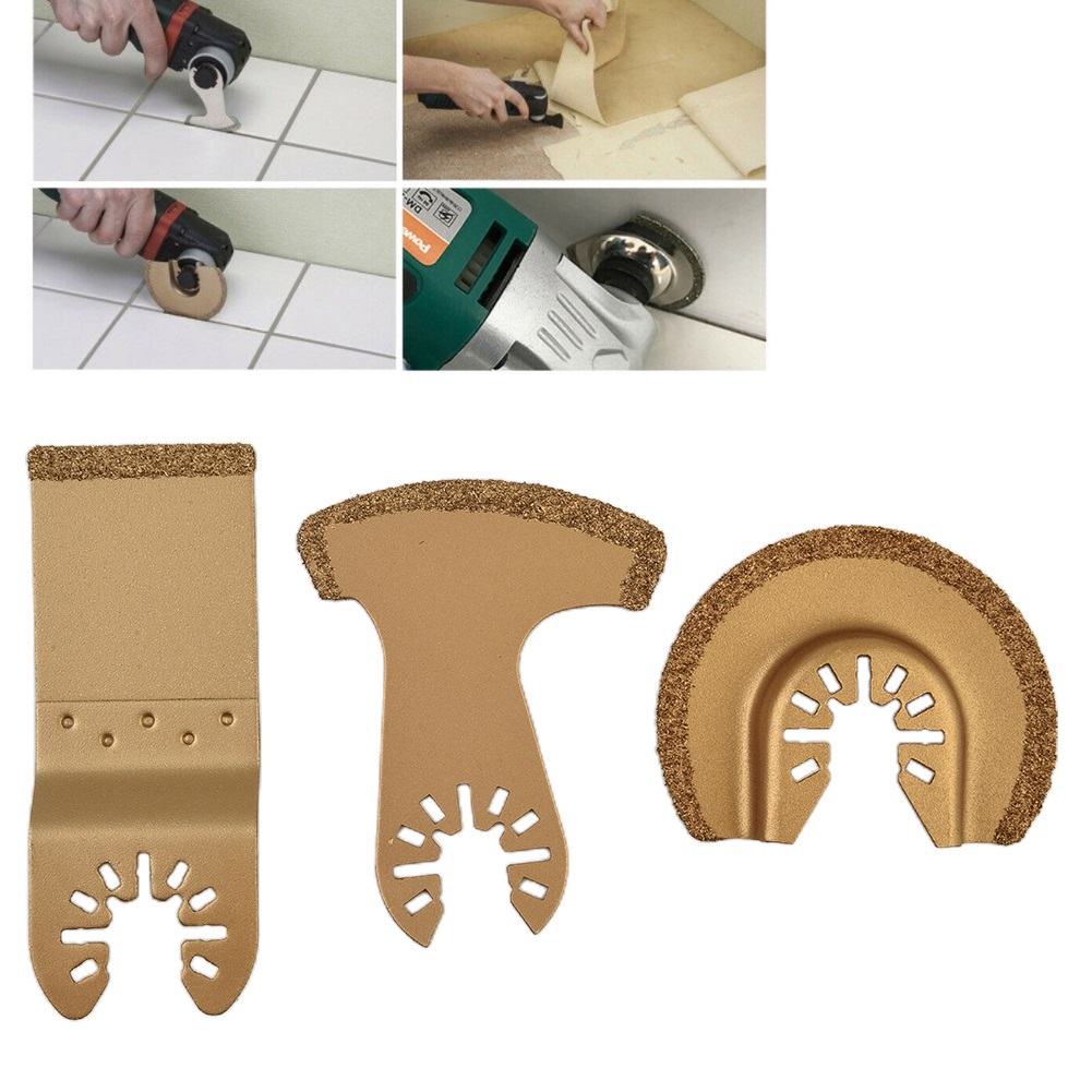 3 ชิ้นคาร์ไบด์สั่นหลายเครื่องม - Grout Saw Removal บทวิจารณ์และราคา