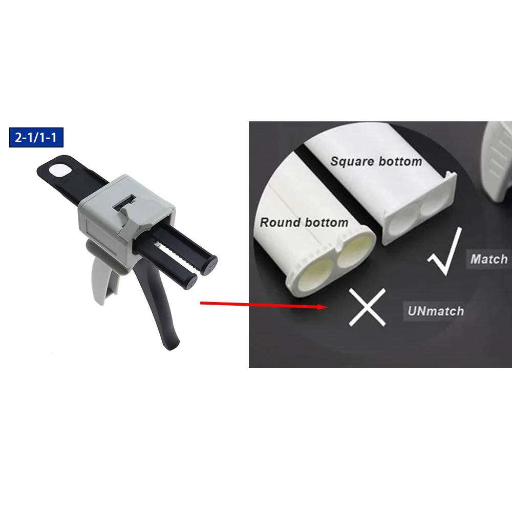 1 ชิ้น 50 มล. กาวอีพ็อกซี่สองส - Caulking Gun Dispensing บทวิจารณ์และราคา