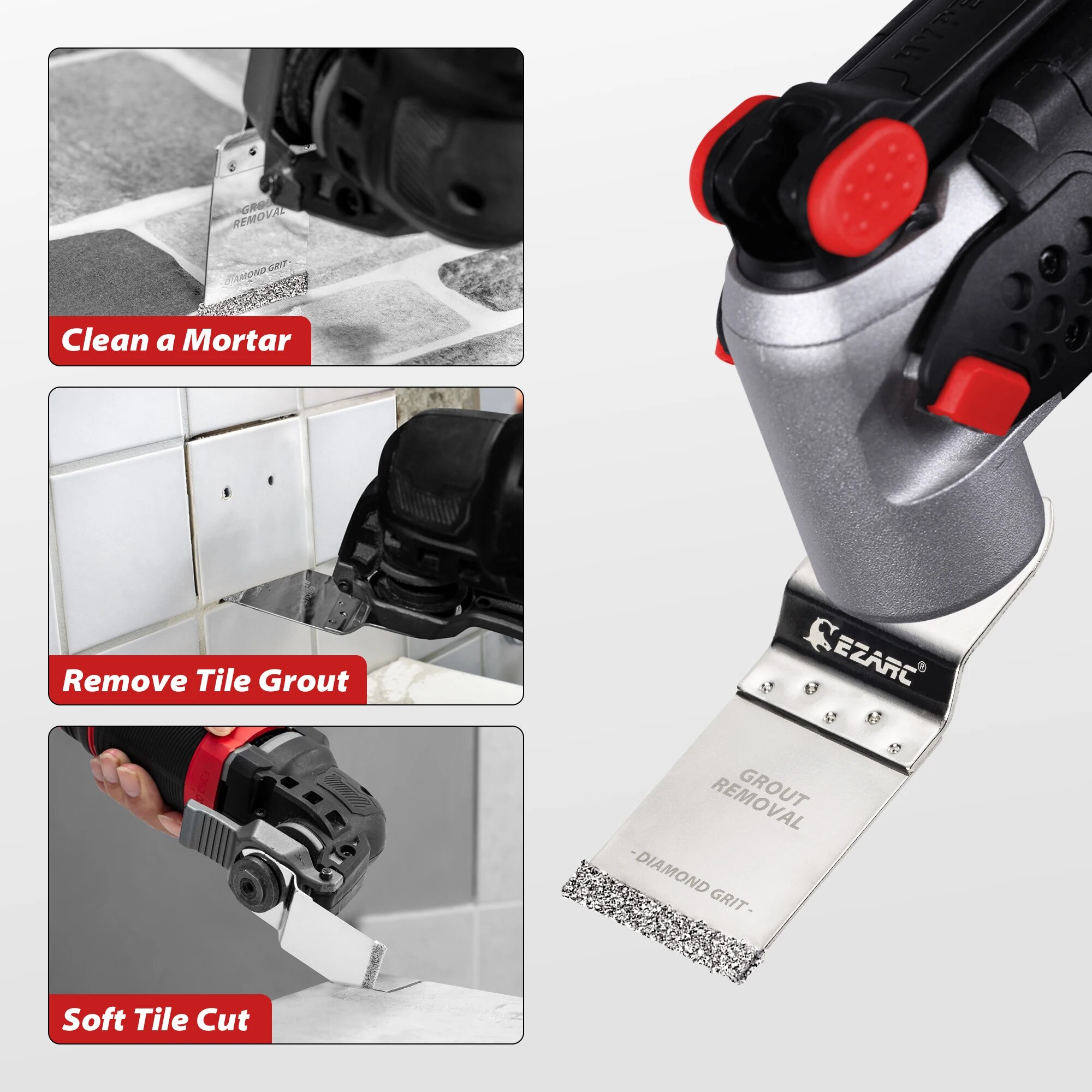 ใบเลื่อยอเนกประสงค์ EZARC 3 ชิ - Grout Saw Removal บทวิจารณ์และราคา