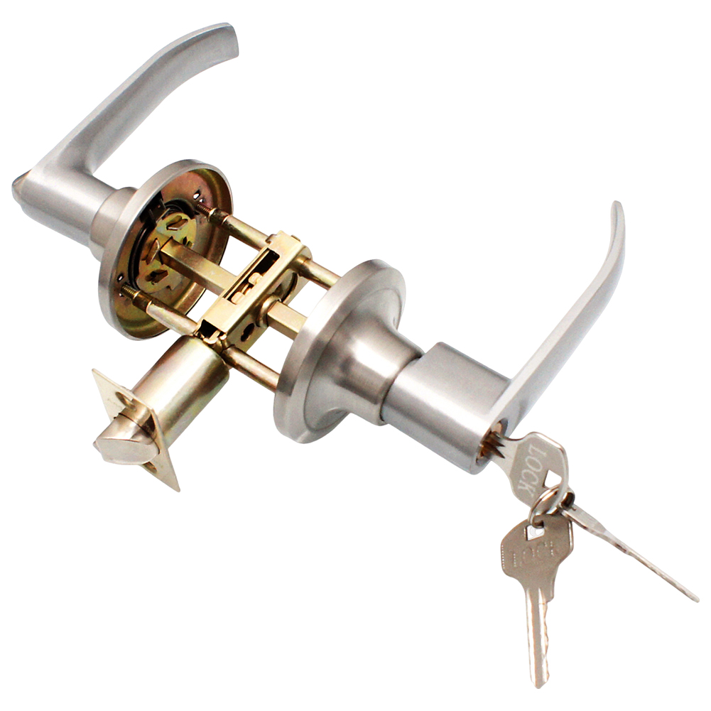 มือจับประตูพร้อมกุญแจ 3 ดอก ชุ - Door Knob Replacement บทวิจารณ์และราคา